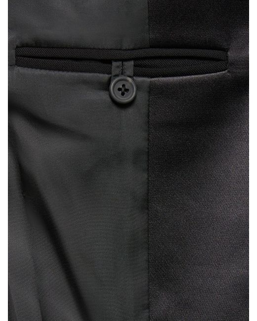 Pantalones esmoquin de lana Helmut Lang de color Black