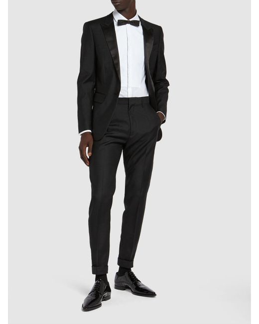 DSquared² Anzug Aus Wolle "berlin Fit Couture" in Black für Herren