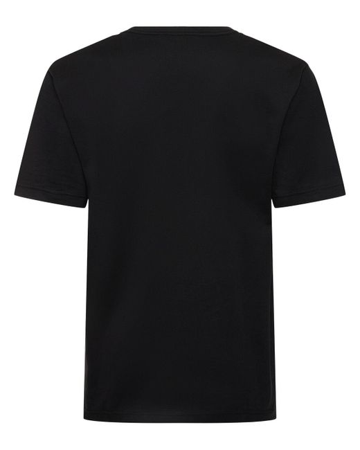 Acne T-shirt Aus Baumwolle Mit Patch "nace" in Black für Herren