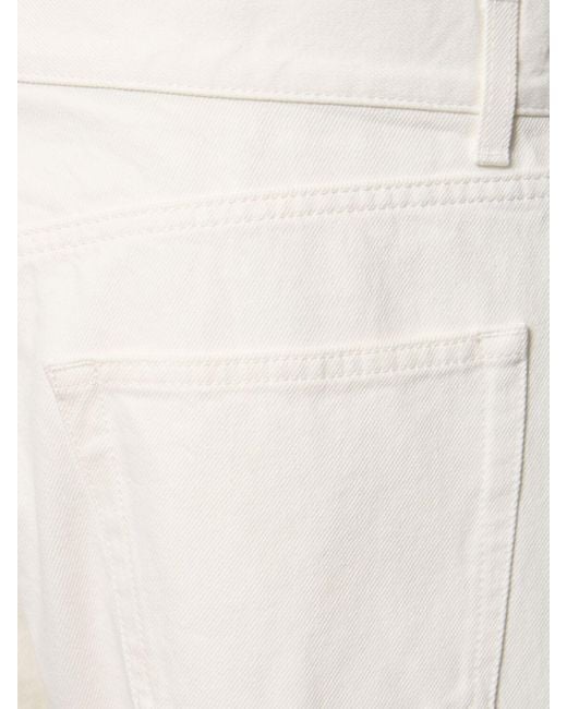 Jeans burt jean in cotone di The Row in White da Uomo