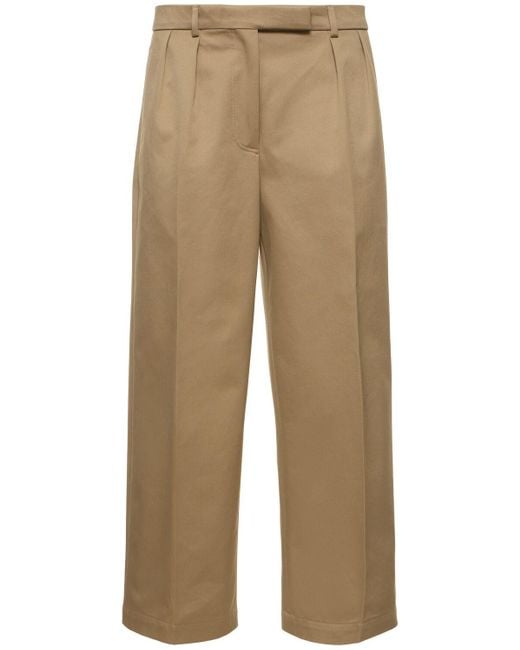 Thom Browne Natural Cotton Tweed Straight Pants