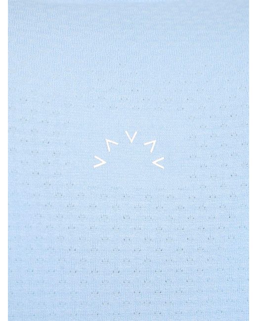 Varley Page シームレスクロップドタンクトップ Blue
