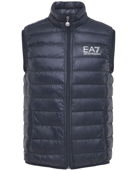 ea7 gilet red