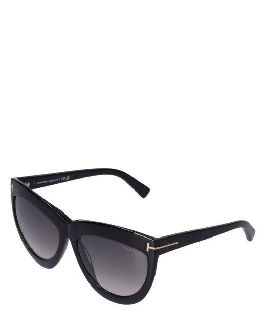 Gafas de sol de acetato Tom Ford de color Black