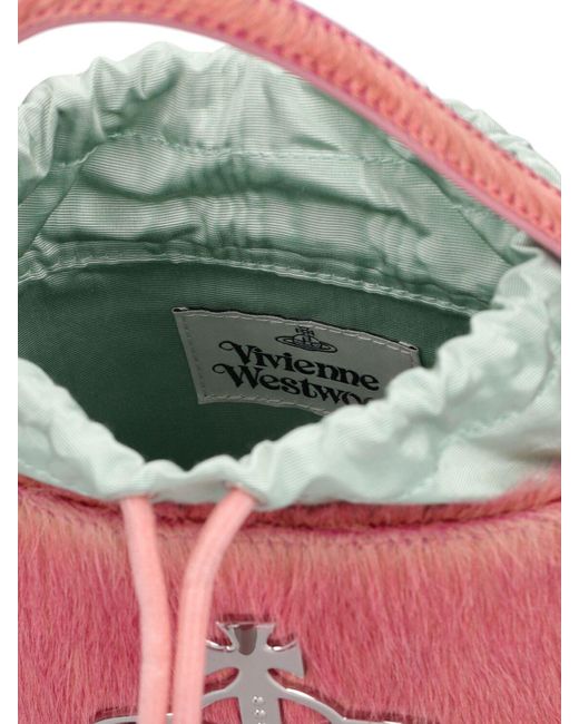 Vivienne Westwood Pink Beuteltascheaus Ponyhaar "daisy"