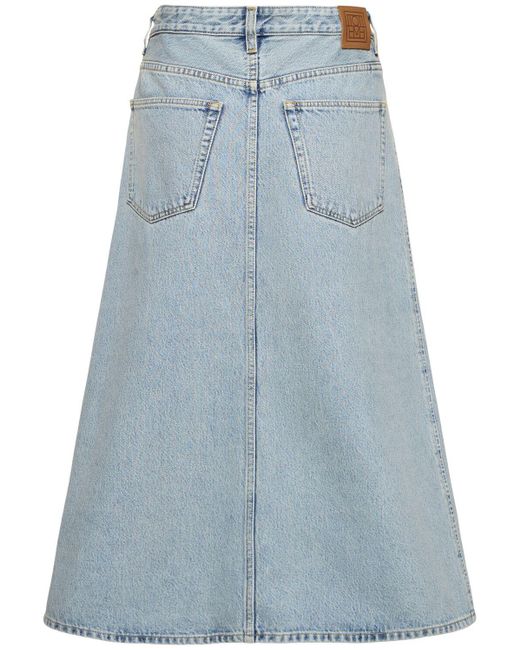 Totême  Blue Midirock Aus Bio-baumwolldenim