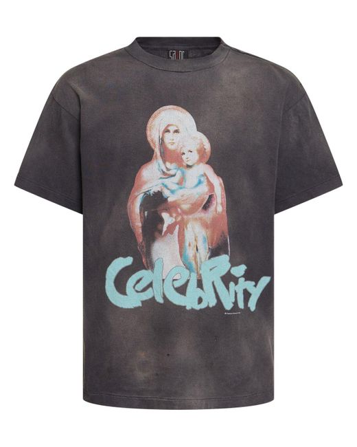 Camiseta shermer academy x saint mx6 Saint Michael de hombre de color Gray