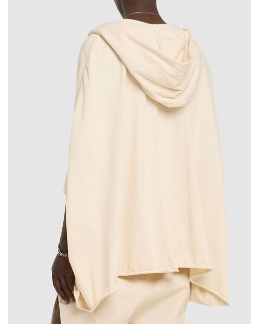 関送込【RICK OWENS】フード付きカフタン ナチュラル メンズ Rick Owens フード付きカフタン ナチュラル | Lyst