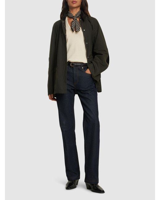 TOTEME Country ワックスドコットンジャケット ブラック | Lyst
