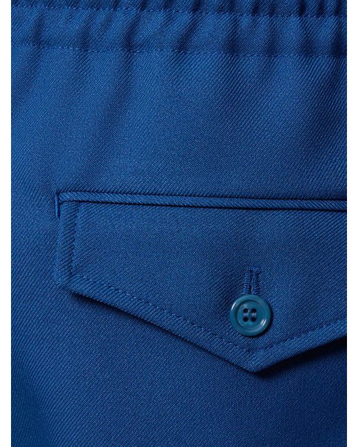 Pantaloni in techno di Gucci in Blue da Uomo