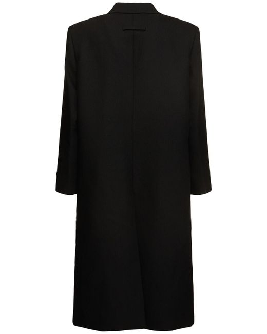 メンズ Fear Of God ウールリラックスオーバーコート Black