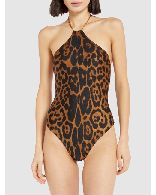 Tom Ford ジャージーワンピース水着 Brown