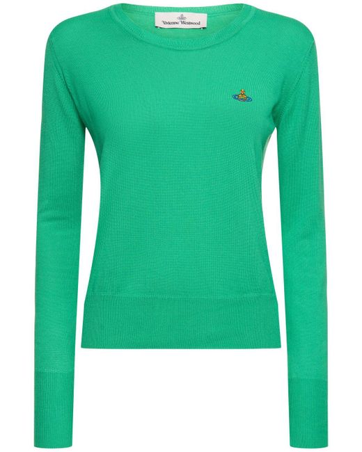 Suéter de algodón Vivienne Westwood de color Green