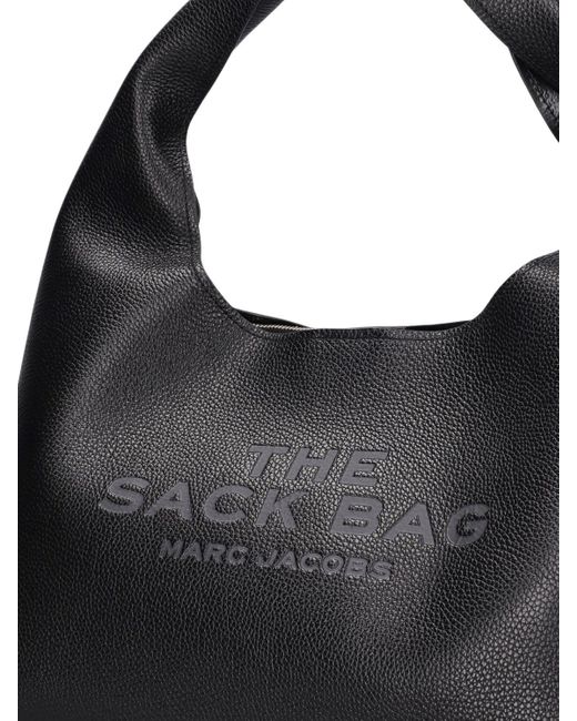 Marc Jacobs The Sack レザートップハンドルバッグ Black