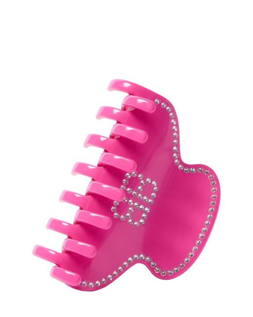 Balenciaga Pink Holli Bb Acetate Blend Hair Grip