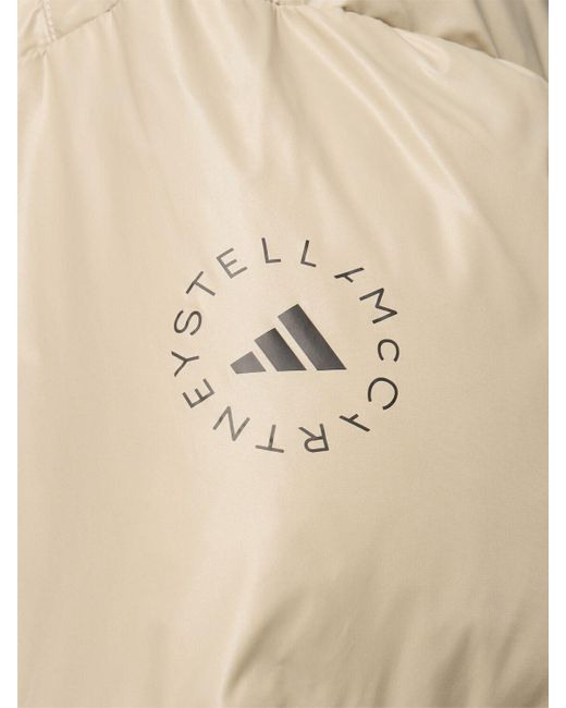 Adidas By Stella McCartney ショートリサイクルテックパファージャケット Natural