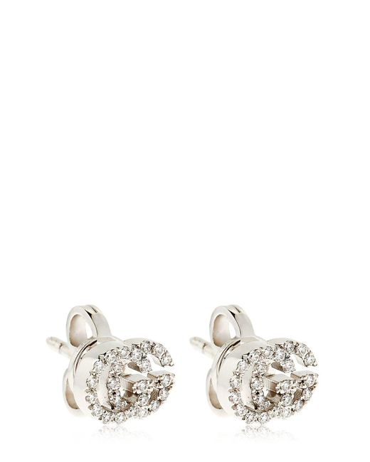Gucci Running G Diamond Earrings  Gregory Jewellers