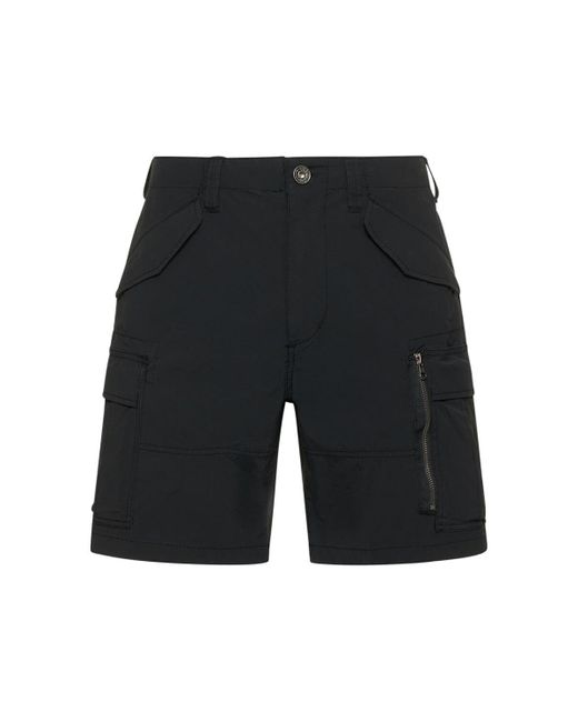 Parajumpers Chip Cotton Ripstop Cargo Shorts in Black for Men | Lyst Canada