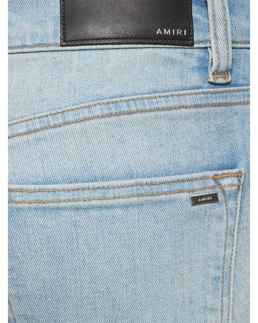 Amiri Blue Ausgestellte Jeans Aus Baumwolldenim