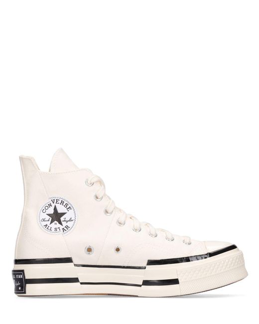 Sneakers chuck 70 plus distorted high .5 di Converse in White da Uomo
