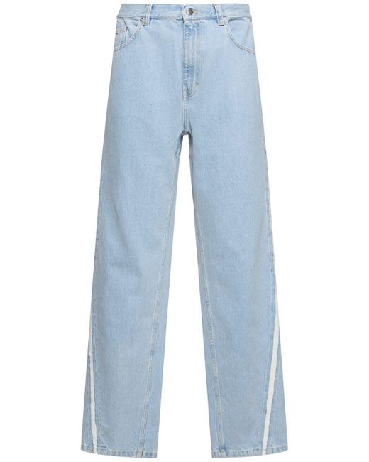 Axel Arigato Blue Studio Stripe Cotton Denim Jeans for men