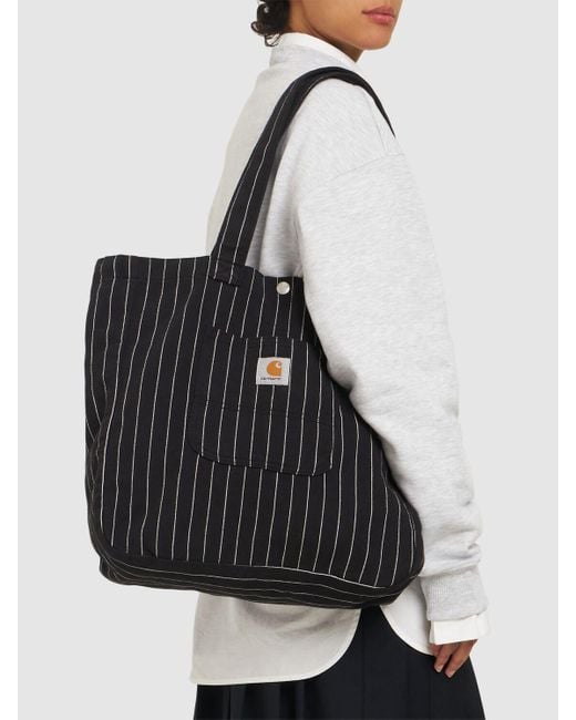 Carhartt Hendry Cotton Tote Bag in Black | Lyst