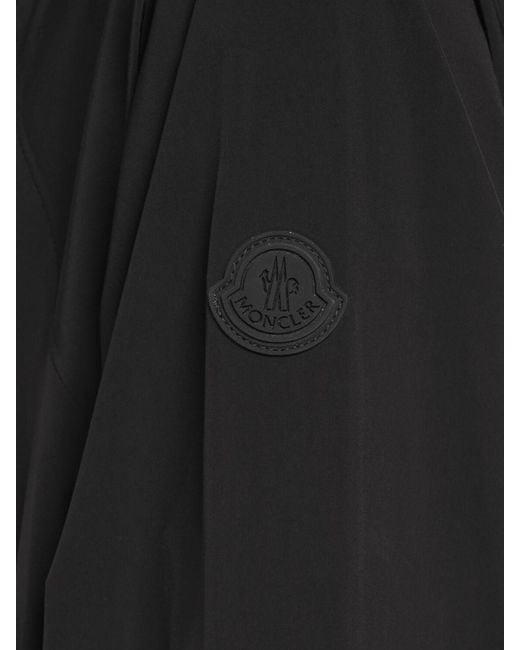 Kurz nylon windbreaker jacket Moncler de hombre de color Black