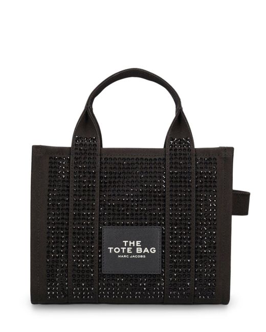Marc Jacobs Black The Small Tote Canvas Bag