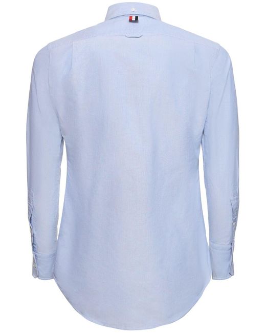 メンズ Thom Browne Classic オックスフォードボタンダウンシャツ Blue