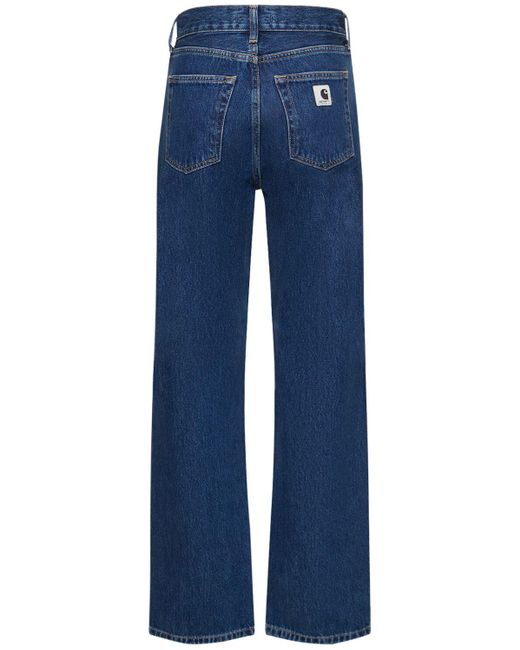 Carhartt Blue Hochtaillierte Jeans "noxon"