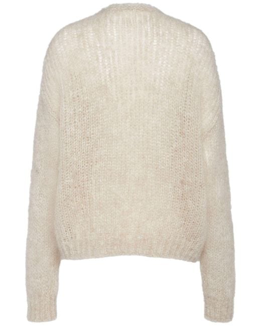 Weekend by Maxmara Natural Pontiac Mohair Cardigan