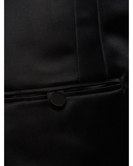 Robe bustier courte en duchesse Philosophy Di Lorenzo Serafini en coloris Black