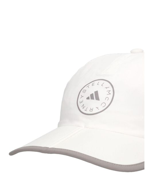 Cappello baseball asmc con logo di Adidas By Stella McCartney in White