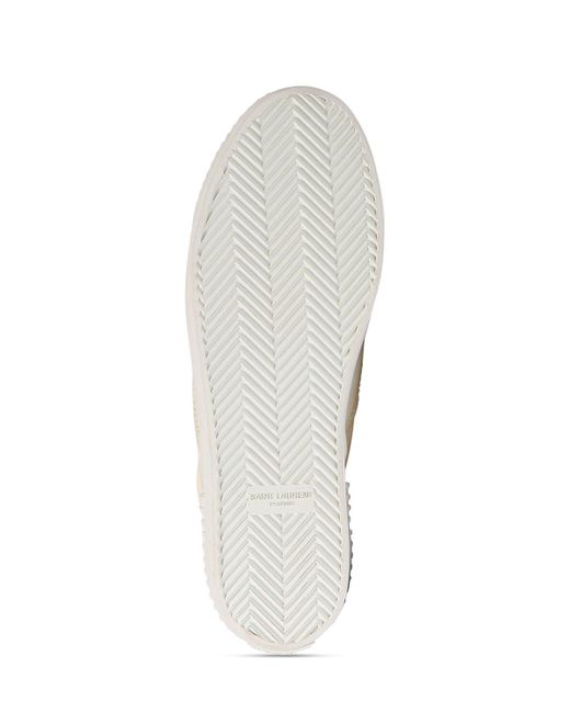 Saint Laurent Sneakers Aus Canvas "wes" in White für Herren