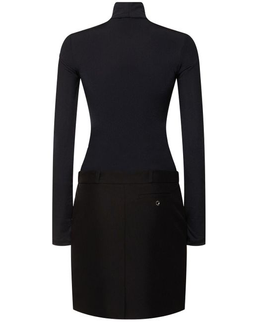 Coperni ニットテーラードドレス Black