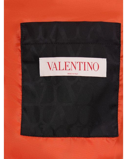 メンズ Valentino Toile Iconographe ナイロンジャケット Black