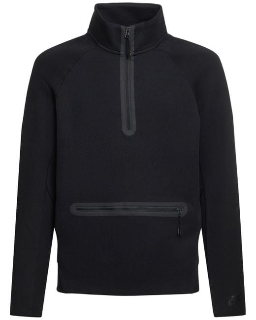 Nike Blue Tech Fleece Half-zip Top for men