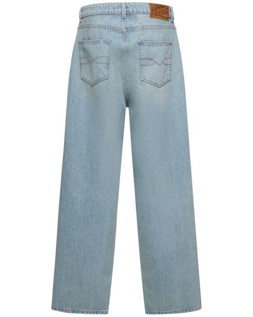 Jeans de denim con cristales Bally de hombre de color Blue
