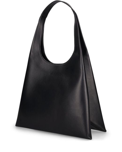 Aesther Ekme Black Midi Shopper Smooth Leather Bag