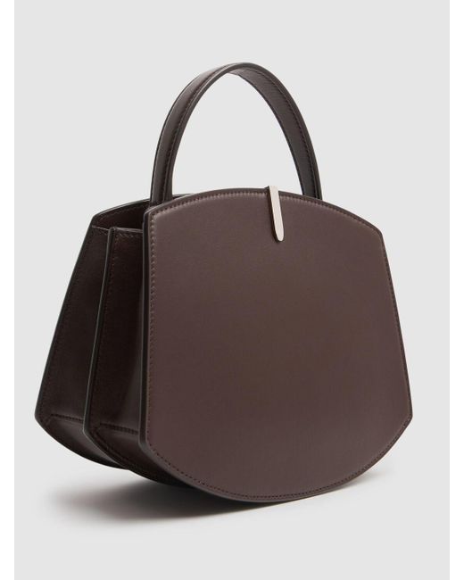 SAVETTE Brown Florence 20 Smooth Leather Bag Unique