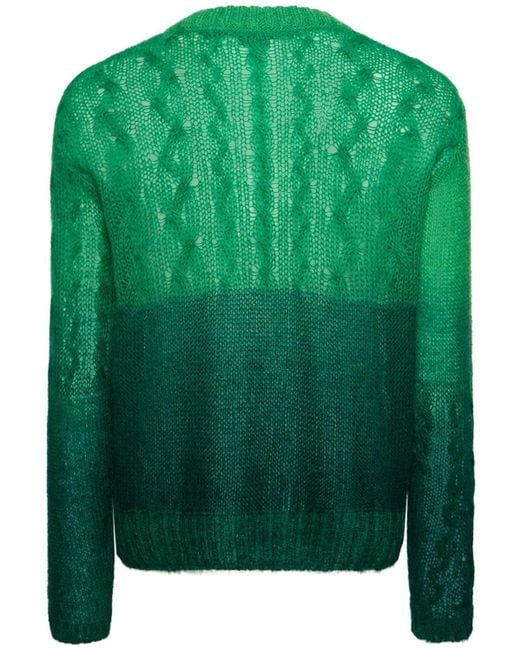 Suéter de punto de mohair ANDERSSON BELL de hombre de color Green
