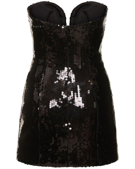 Monot Black Sequin Minidress