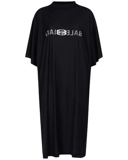 Balenciaga Black Cotton Dress