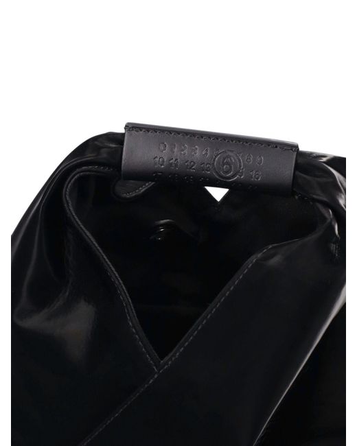 MM6 by Maison Martin Margiela Black Mini Japanese Faux Leather Bag