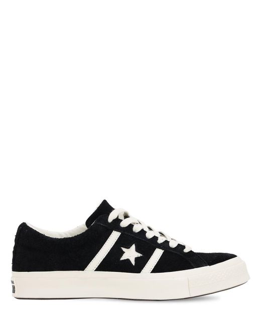 Converse Suede One Star Academy Low Top (164525c) in Black for Men ...