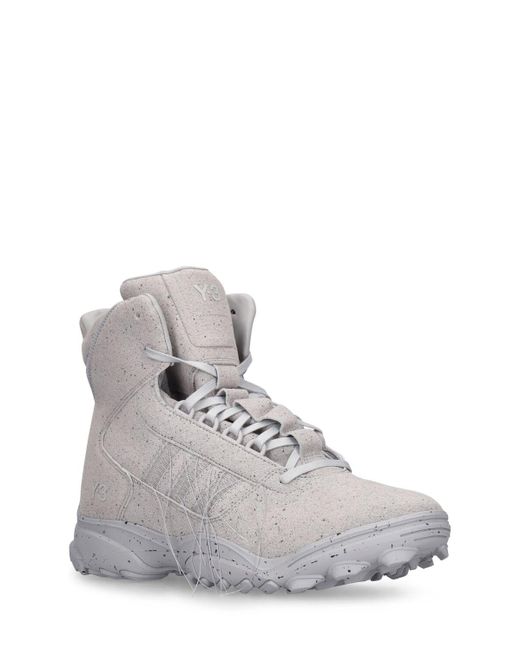 Y-3 Gray Gsg9 Boots for men