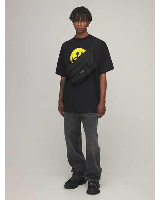 Balenciaga Synthetic Army Nylon Large Belt Bag in Black for Men | Lyst  Australia