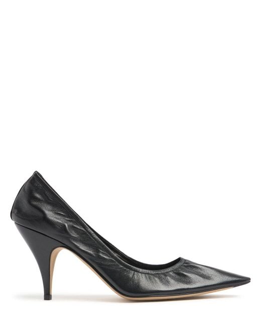 The Row Black 70mm Liisa Leather Pumps