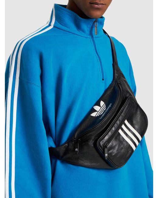 Balenciaga Black Adidas Belt Bag for men
