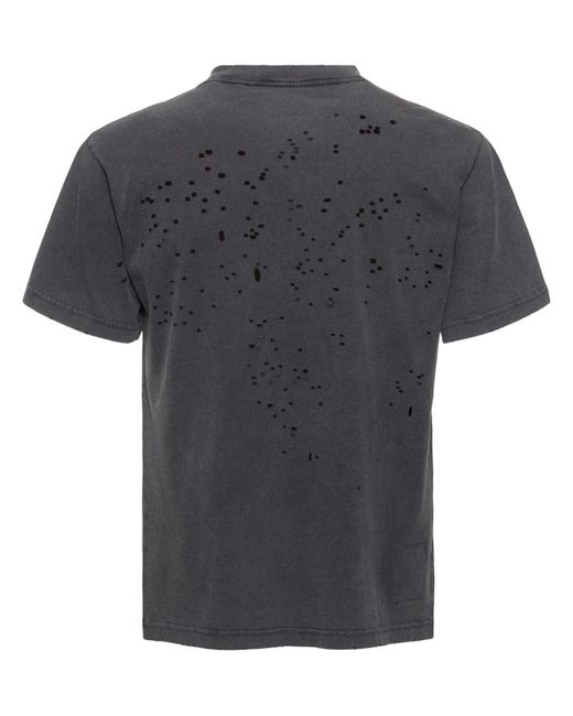 Satisfy Black Mothtech Cotton T-shirt for men